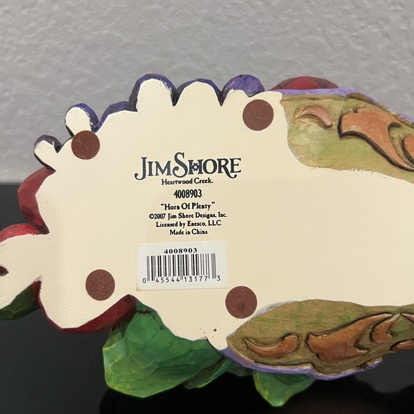 Jim Shore Heartwood Creek HORN OF PLENTY Harvest Cornucopia Figurine - Picture 11 of 11